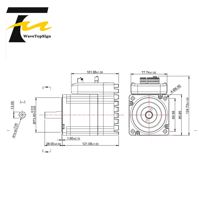 JMC 86 Motor paso a paso integrado de circuito cerrado IHSS86-60-45 4.5N.m