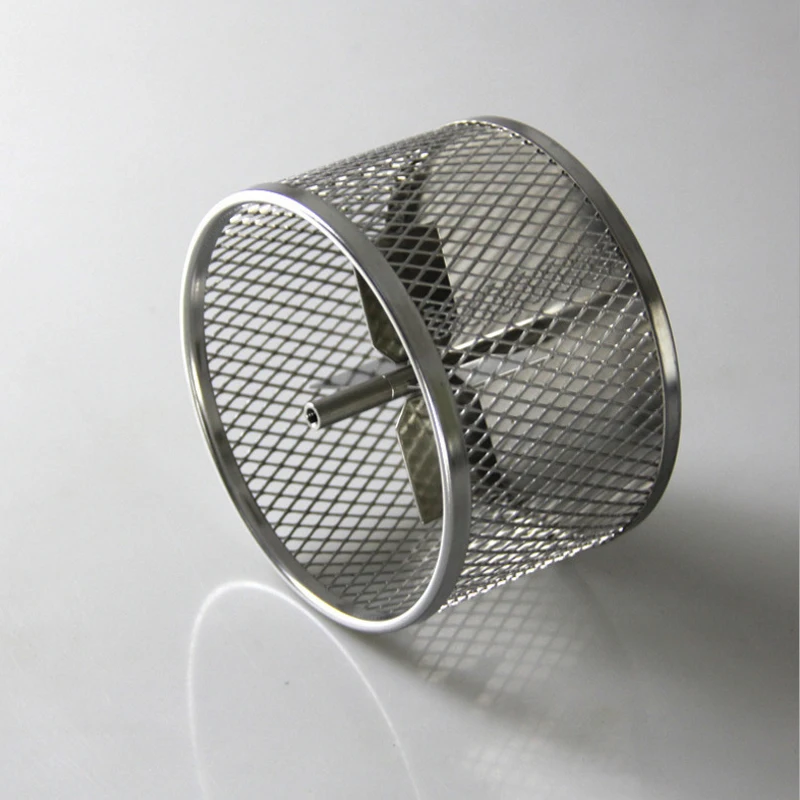 HiBPFV สแตนเลส Cranked อบถั่วเครื่องกาแฟ Bean Roaster ลูกกลิ้งเครื่องเบเกอรี่