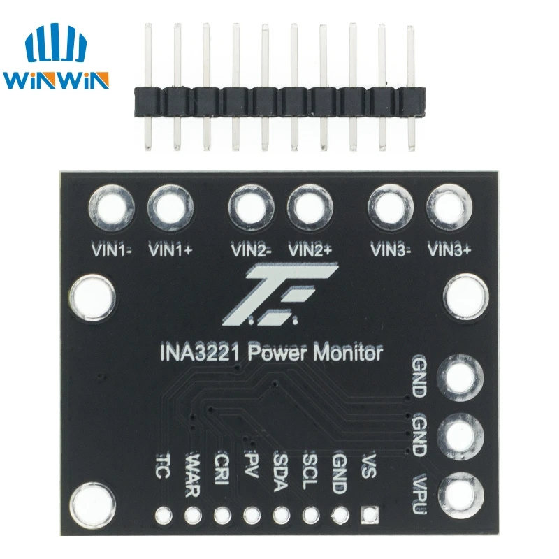 INA3221 Triple-Channel Module, High-Side Measurement, Shunt and Bus Voltage Monitor with I 2C- and SMBUS-Compatible Interface