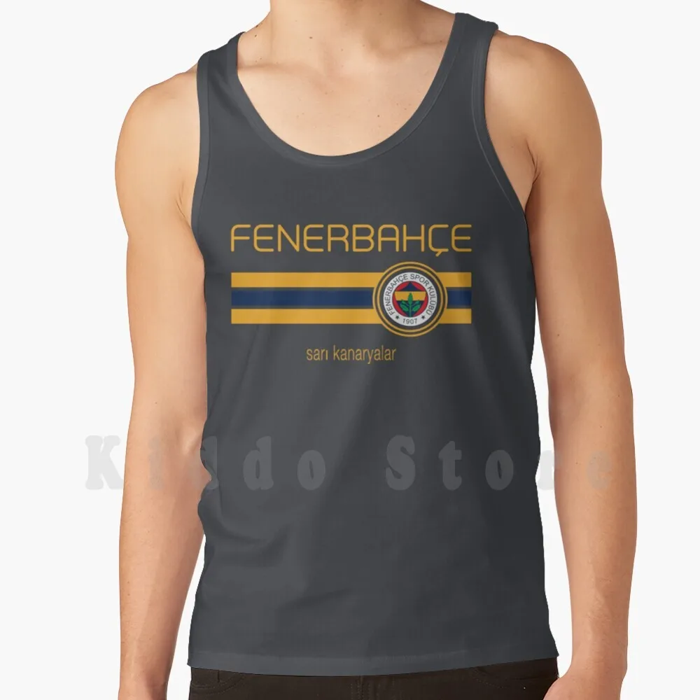 Super League-Fenerbahce ( Home Navy ) Tank Tops Vest Sleeveless Football Super League Fenerbahce Fenerbah ? E