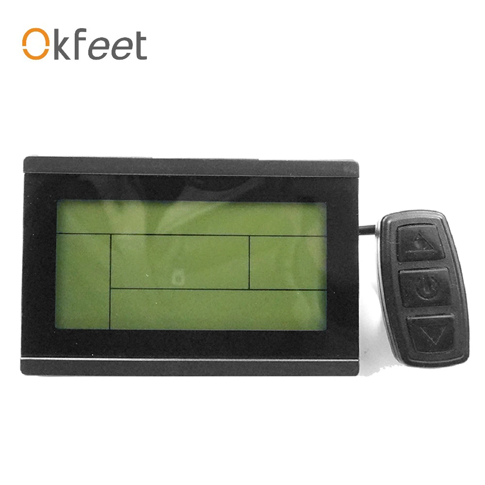 Okfeet KT LCD3 Display ebike LCD Display Electric Bicycle LED 72V LCD3 kt-lcd for Electric Bike Controller