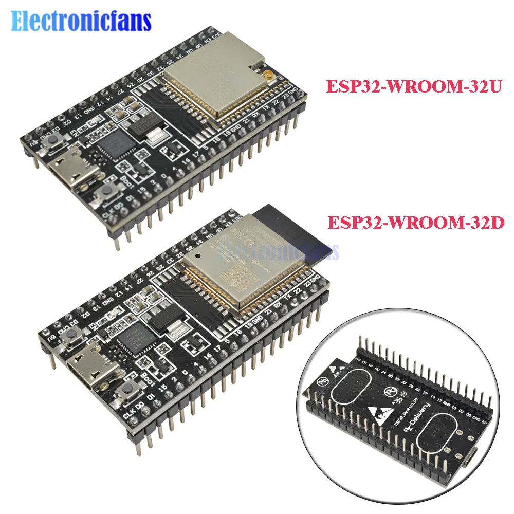 ESP32-DevKitC Development Board ESP32 Core Board ESP32-WROOM-32D ESP32-WROOM-32U Wireless WiFi Bluetooth Board for Arduino