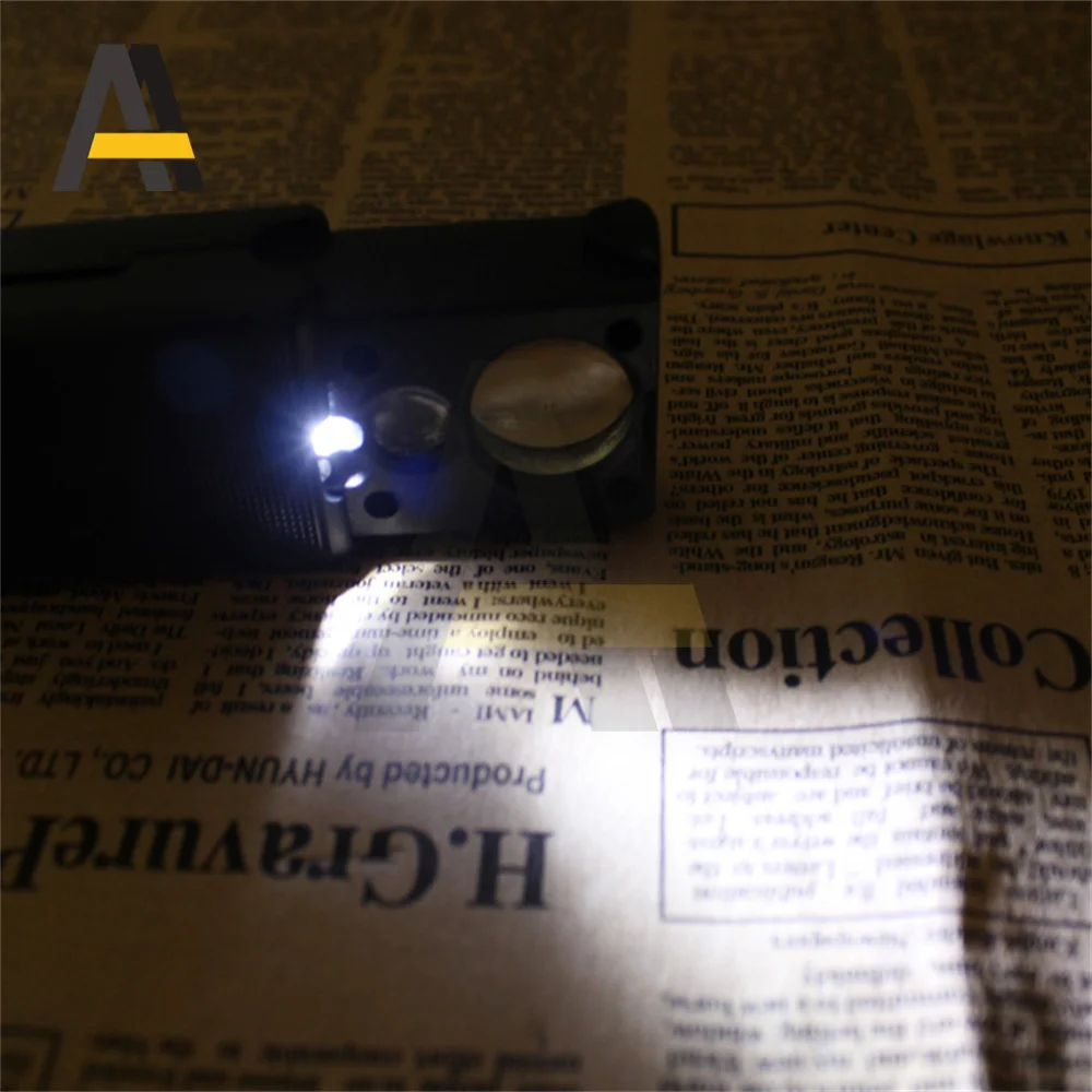 30x/60x dobrável olho lupa de vidro led com led lente óptica lupa luz para jóias relógio ferramentas reparo portátil