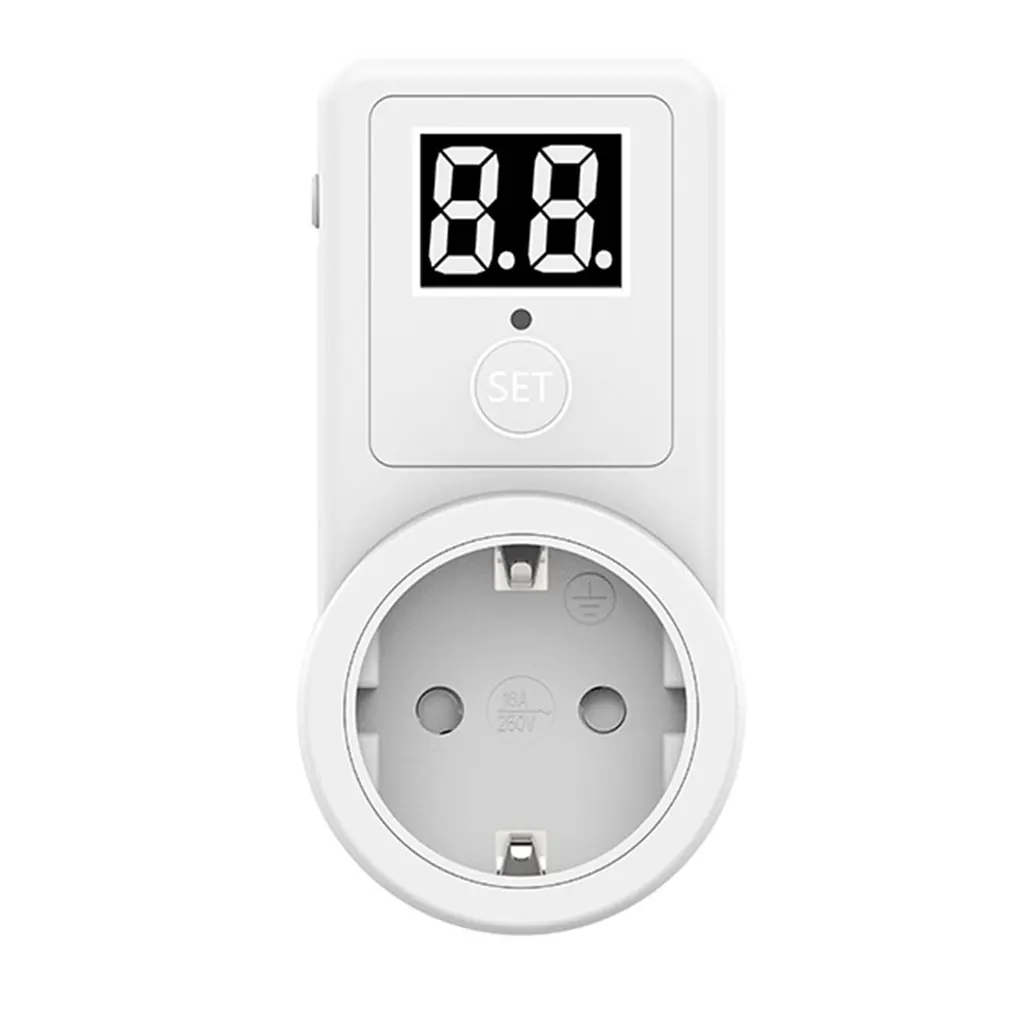 EU Countdown Switch Two Digit Display Countdown Timer Universal Timing Socket Kitchen Mechanical Timer Battery Charging Timer