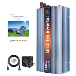 1400W On Grid Tie Inverter MPPT Solar Inverter 18V 36V DC Pure Sine Wave Converter AC 110V 220V For 36 60 72 Cells PV