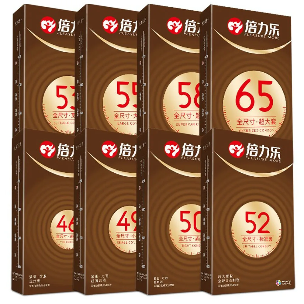 All Size Condoms Ultra Thin Condoms 46/49/ 50/ 52/65 Small Size Condom For Sex Cock Sleeve Male Large Size Condoms Sex Product