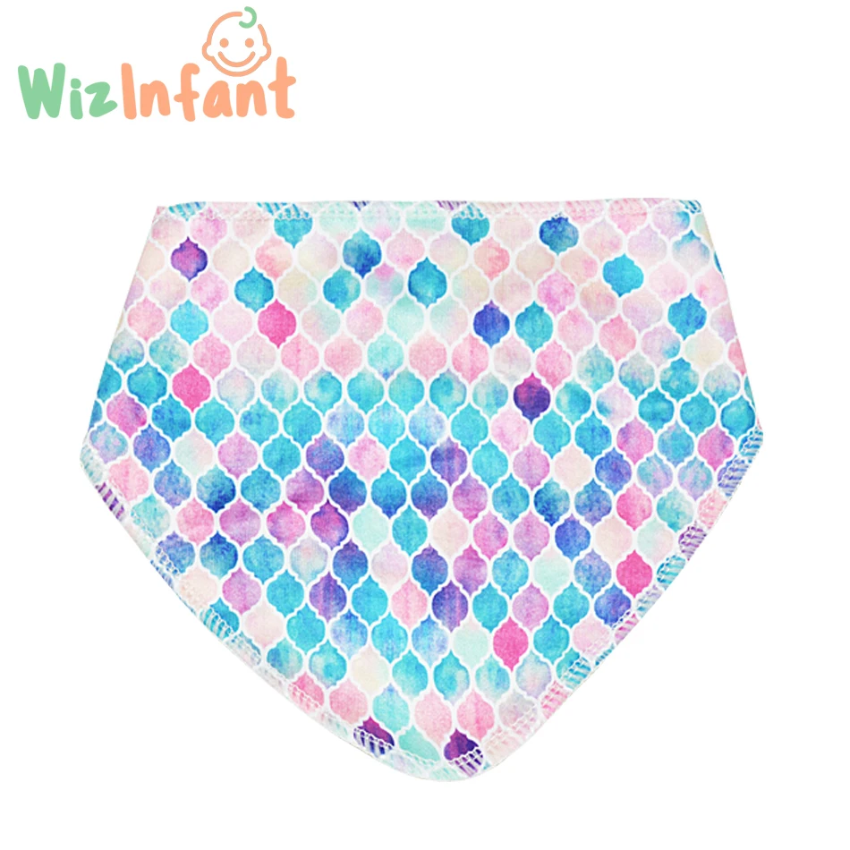 WizInfant 2 unids/set Baberos Bandana Babador para bebé paños para eructar toalla para Saliva accesorio para comer para bebé Baberos reutilizables