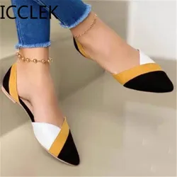 2020 New Arrival kobiety mieszkania piękne i modne letnie buty płaskie baleriny wygodne obuwie damskie rozmiar 44