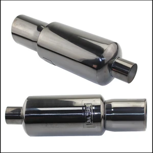 العالمي الفولاذ المقاوم للصدأ العادم أنبوب كاتم الصوت تلميح, كاتم الصوت أنبوب الذيل, كاتم الصوت, سيارة ودراجة نارية, OD, 51 مم, 57مم, 63مم, مقبس, 89 مم أعلى 12 مبيعات كاتم صوت العادم دراجة آلية - No11