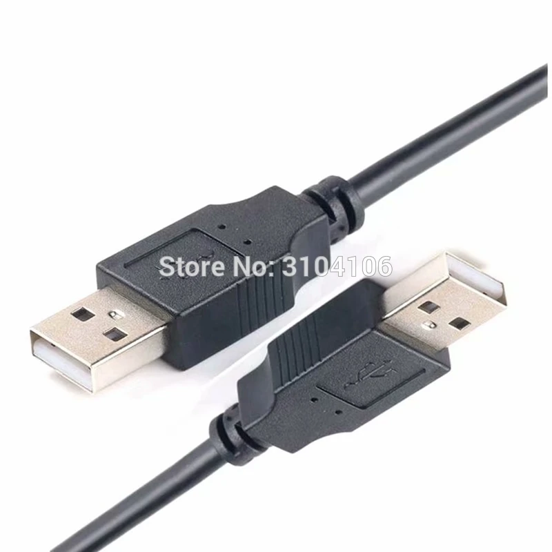 كابل تمديد USB ذكر إلى ذكر ، محول USB ، شفاف ، أزرق ، مضاد للتدخل ، واقي مزدوج ، 0.3 م ، 0.5 م ، 1.5 م ، 3 م ، 5 م ، جديد