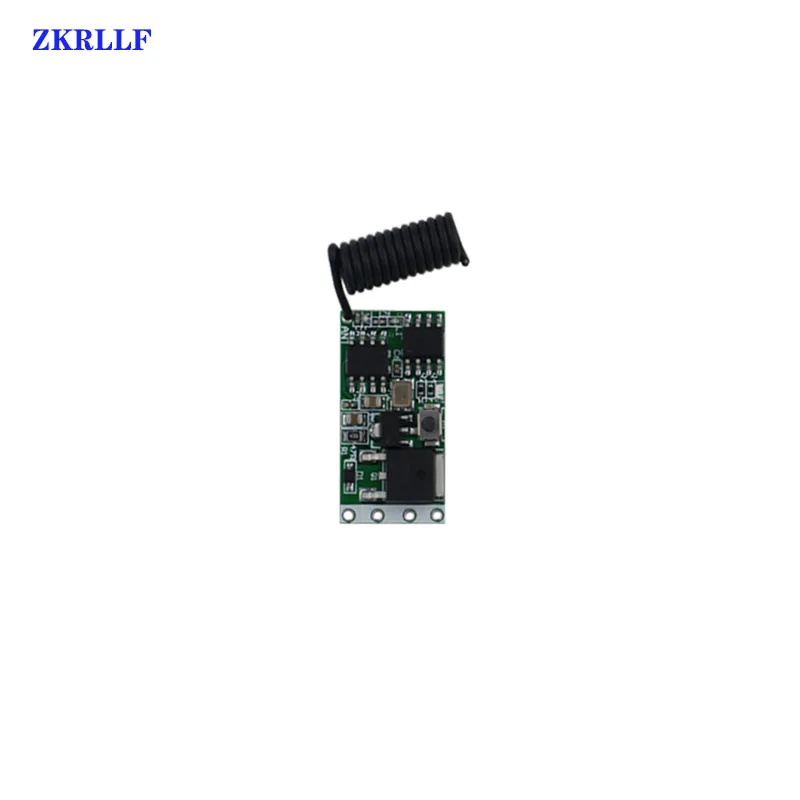 ZKRLLF 433mhz DC 3.6V 5V 12V 24V 1CH Mini przekaźnik bezprzewodowy RF pilot zdalnego sterowania przełącznik LED lampa kontroler mikro odbiornik