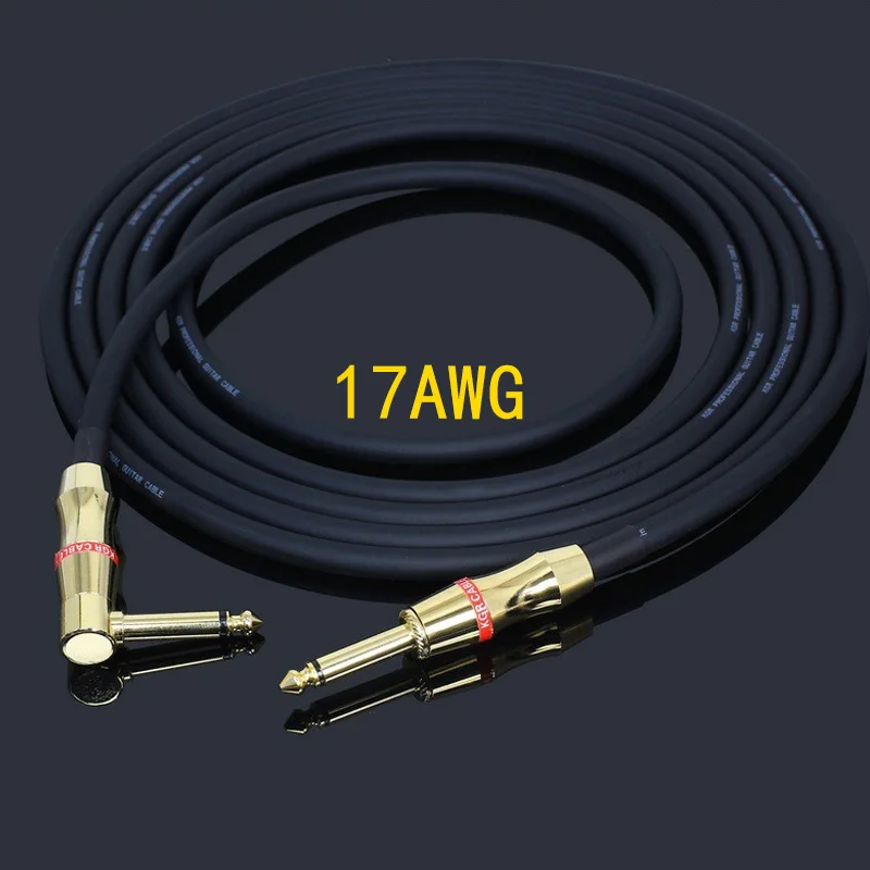 Authentic guitar cable guitar line electric guitar musical instruments electric box drum fever fidelity noise reduction black