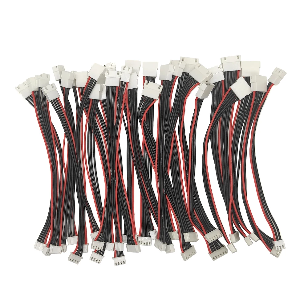 5pcs/lot 2s 3s 4s 5s 6s LiPo Battery balance charge Extension Line XH2.54mm male to female  Balancer Connector cable