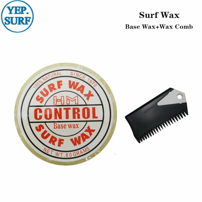 Anti-slip Wax For SUP Board Surfboard Wax Remove Comb With Base Wax Natural Surfing Accessories Water Sports