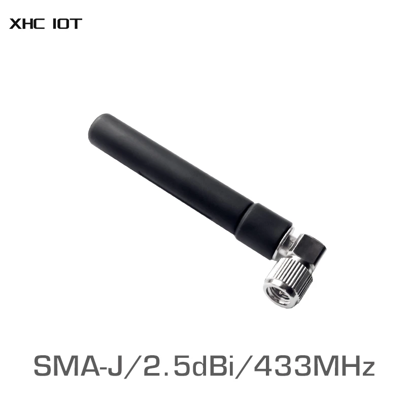 

5PCS 433MHz Omnidirectional Antenna SMA-J Interface Impedance Less Than 1.5 SWR 50Ohm 2.5dBi Gain XHCIOT TX433-JWG-7