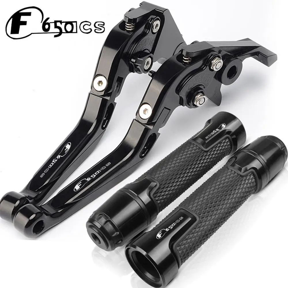 For BMW F650CS DAKAR 2000 2001 2002 2003 2004 2005 2006 2007 Motorcycle CNC Brake Clutch Levers Handlebar Grip Handle Hand Grips