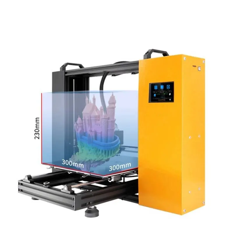 High-Precision Large-Scale 3D Printer 32-Bit Direct Drive Linear Guide Dual-Entry 300*300*230mm Silent FDM Wifi 3D Printer