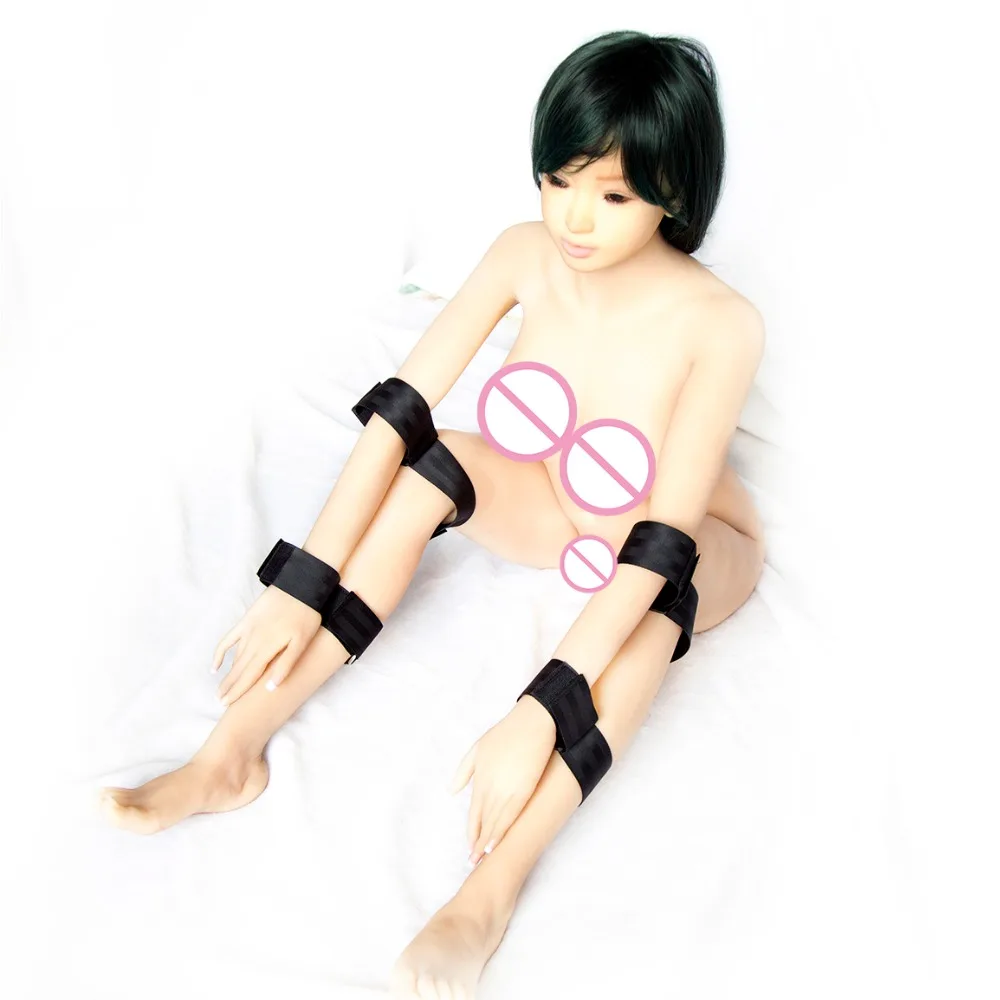 BDSM Bondage Handcuff Ankle Strap Arm Leg Open Strap Locking Arm To Thigh Cuff Binding Kit Slave Adult Game Couple Flirt Sex Toy