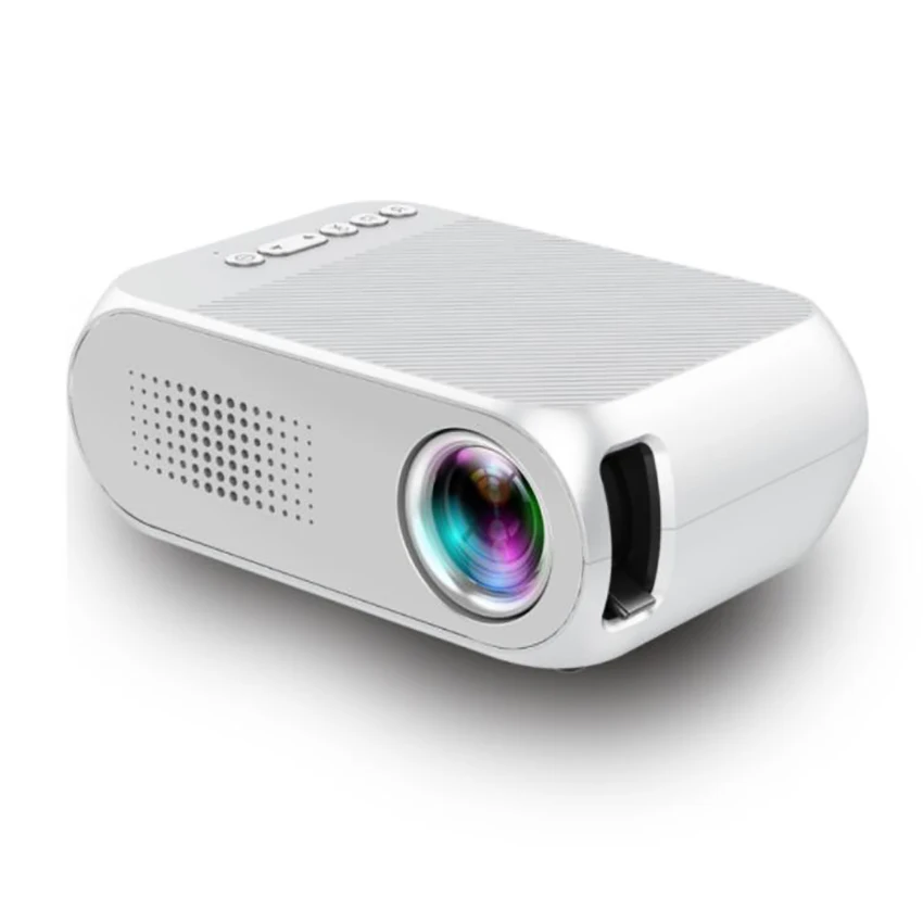 Mini Projector with Speaker Portable Video Projector 1080P Supported, 24-60 Inch Display, 30,000 Hours LED, for Home Cinema