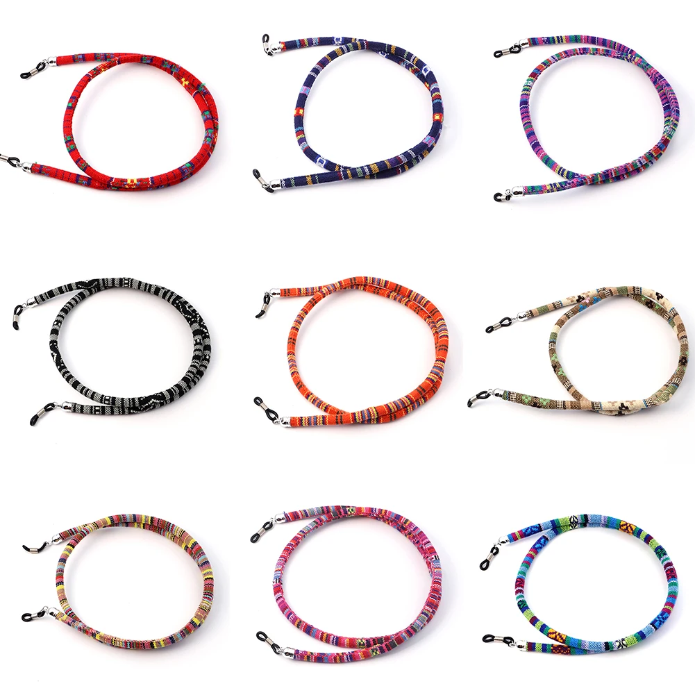 Vintage Ethnic Style Handmade Woven Glasses Chains Women Eyeglasses Rope Eyewear Lanyard Strap Fashion Retro Neck Strap