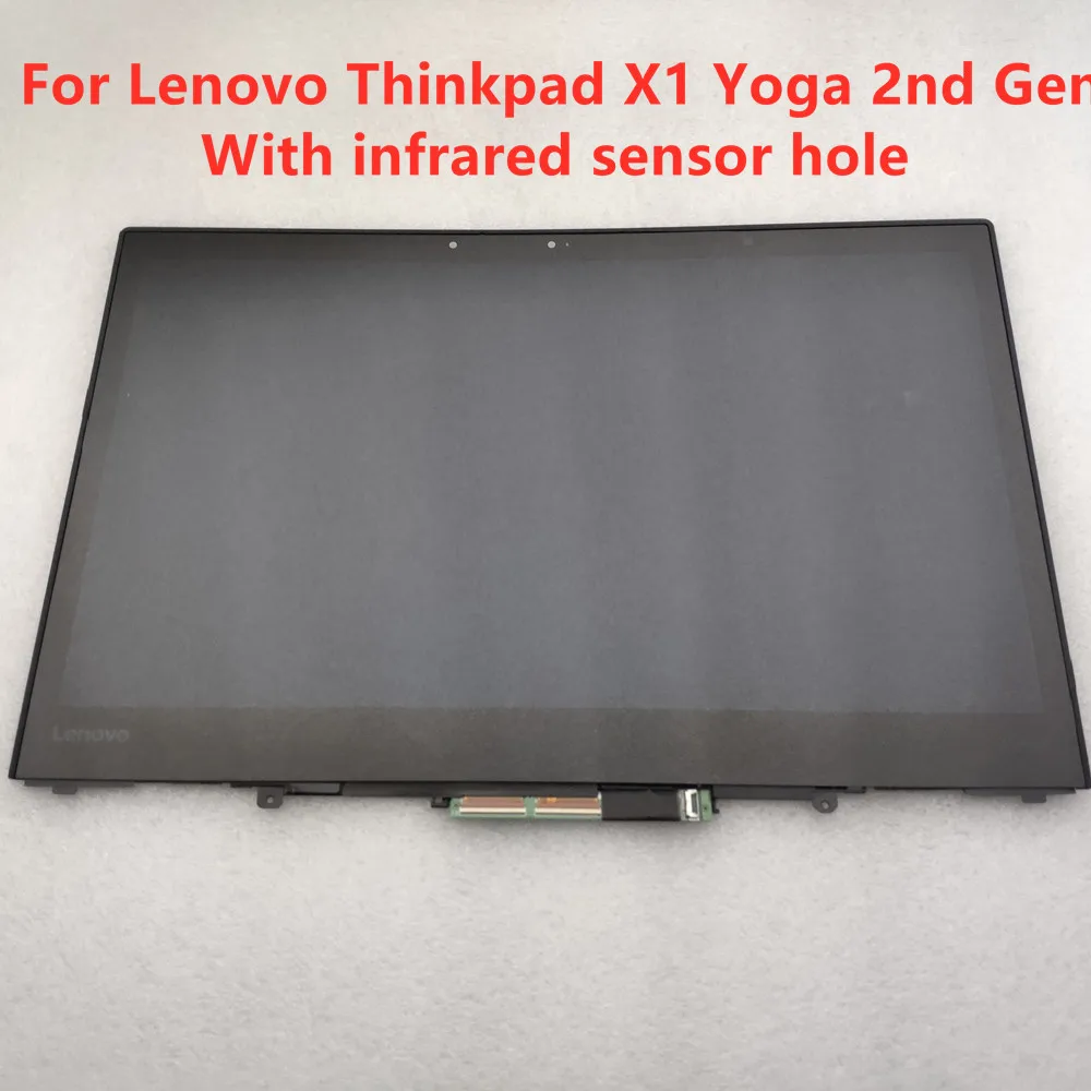 

14.0" FHD B140HAN03.6 LCD Touch Screen with Bezel Frame 01AX891 01AX892 01YT277 For Thinkpad X1 Yoga 2nd Gen 20JD 20JE 20JF 20JG