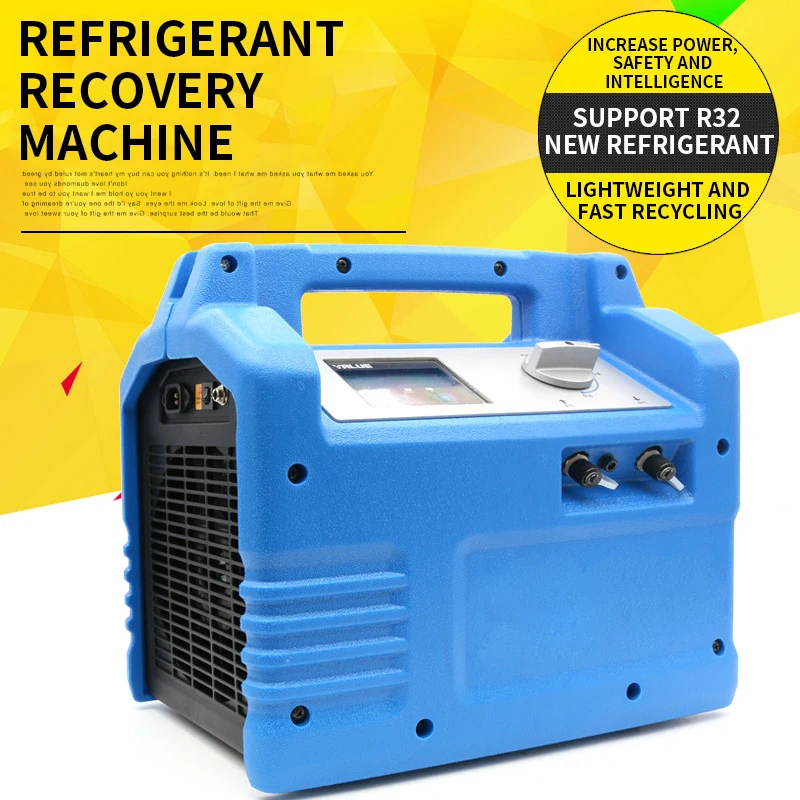 Intelligent support 1234YF/R32 air conditioning refrigerant recovery machine, digital display auto refrigerant recovery machine