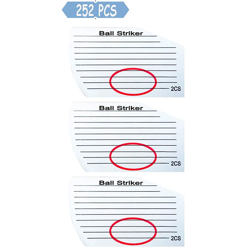 Golf Club Impact  Label Tape Sticker Practice For Iron Woods Wedge Club Test Paper Training Aid Accessories Drop Shipping