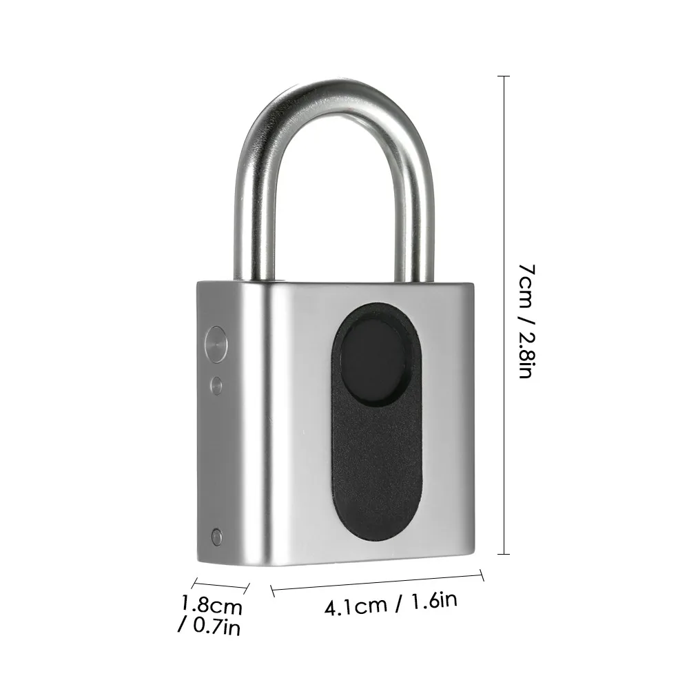 USB Rechargeable Smart Keyless Kunci Sidik Jari