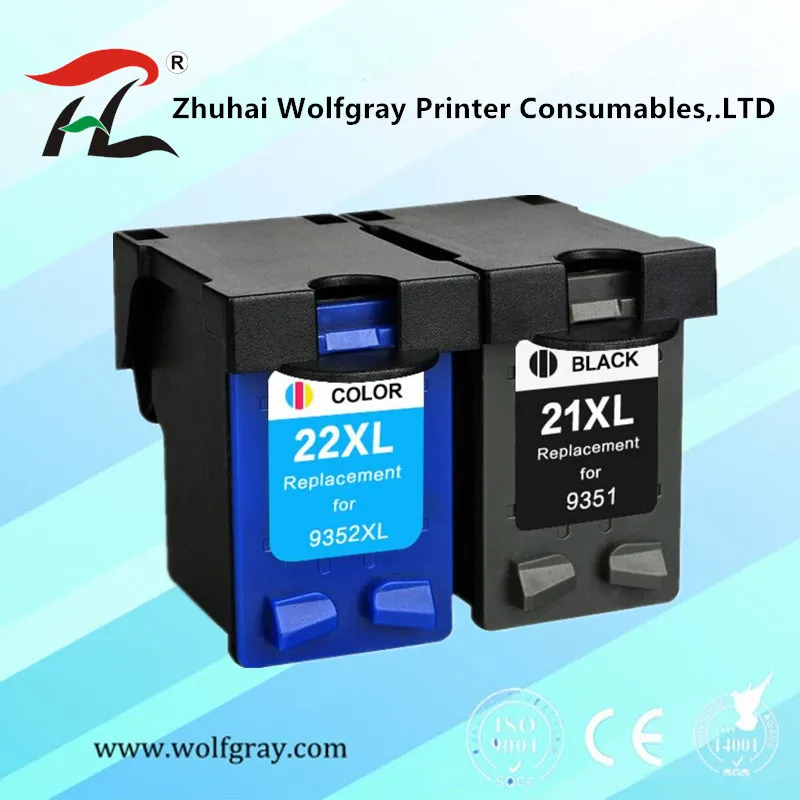 21XL 22XL Ink Cartridge for hp 21 22 for hp21 hp22 Ink cartridges for hp Deskjet F2180 F2200 F2280 F4180 F300 F380 380 D2300