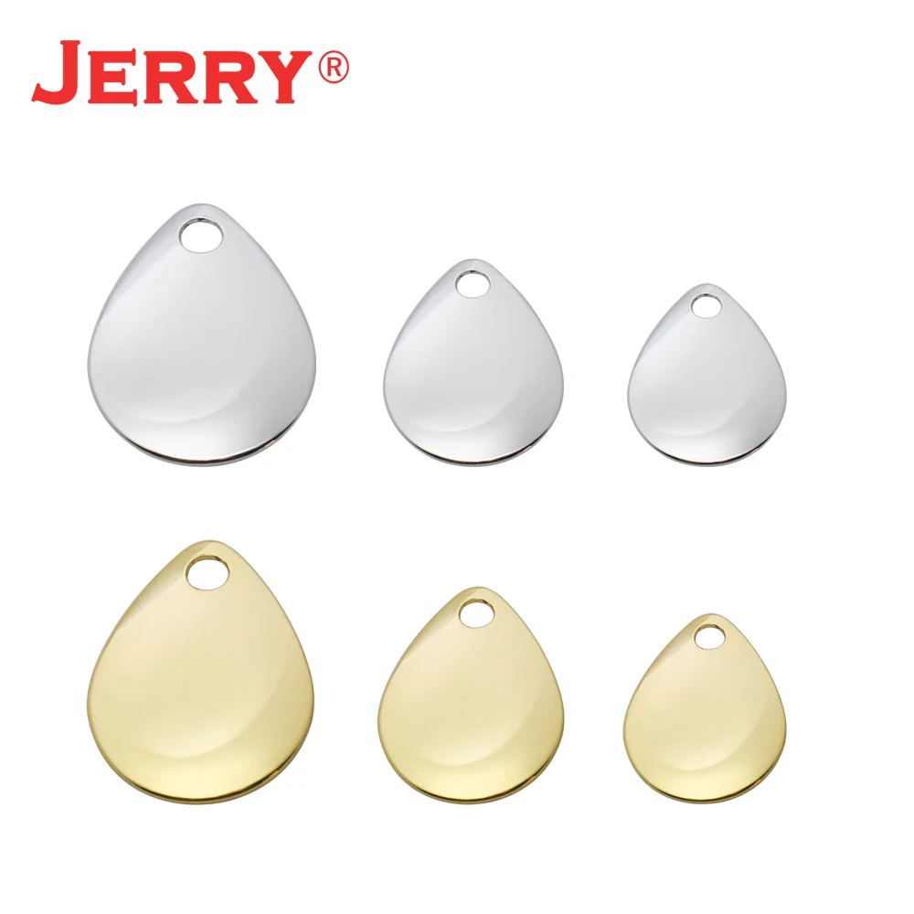 

Jerry 50pcs/Lot Colorado Spinner Blades Smooth Brass Spoon Plaice Trout Perch Noise Metal Lures Fishing Accessories