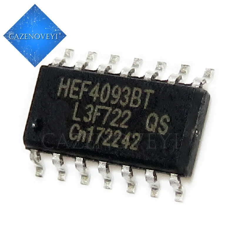 10pcs/lot HEF4093BT HEF4093 4093 SOP14  device chip New Original In Stock