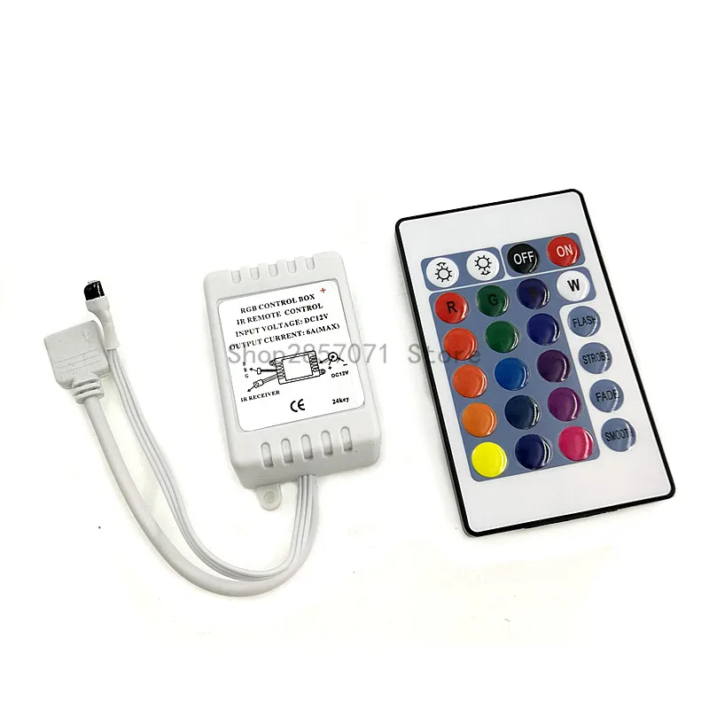 12V 24Key led rgb IR RF Infrared wireless control for 3528/2835/5050 LED 12V 24 Keys Wireless control free shipping