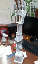 T2 Manipulator White Mold 1: 1 Model Pendant 3D Paper Model