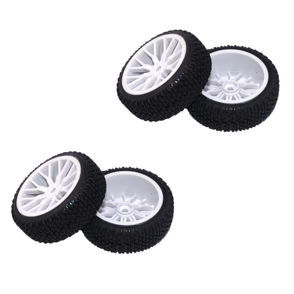 4Pc 1/16 Tire Off-road Car Tires Buggy Tyre Wheels for RC HPI HSP  ZDRacing Wltoy