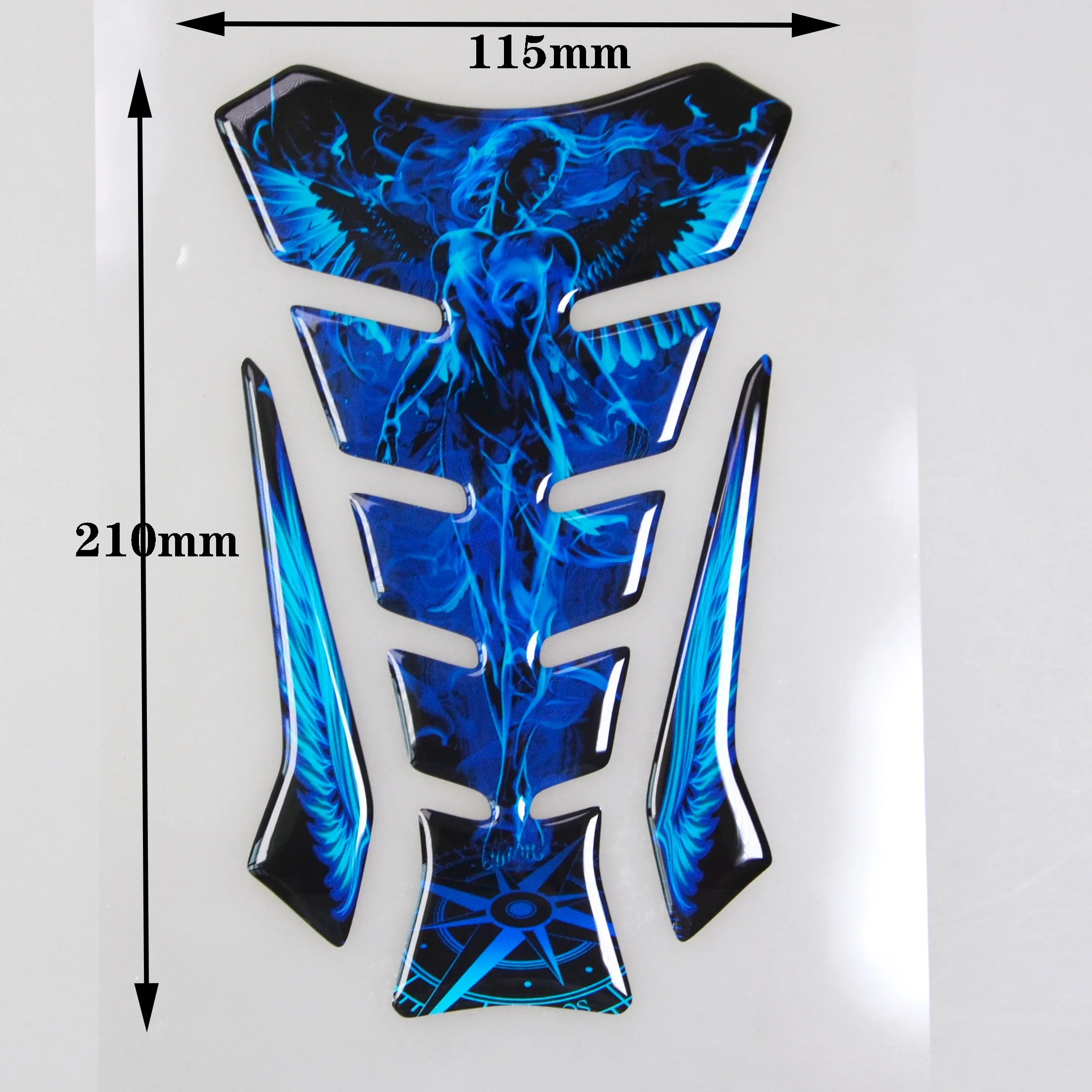 Motorcycle Universal Tankpad, tank pad, 3D Tank pad Stickers, Oil Gas Protector,Tank protector for SUZUKI YAMAHA free keychain