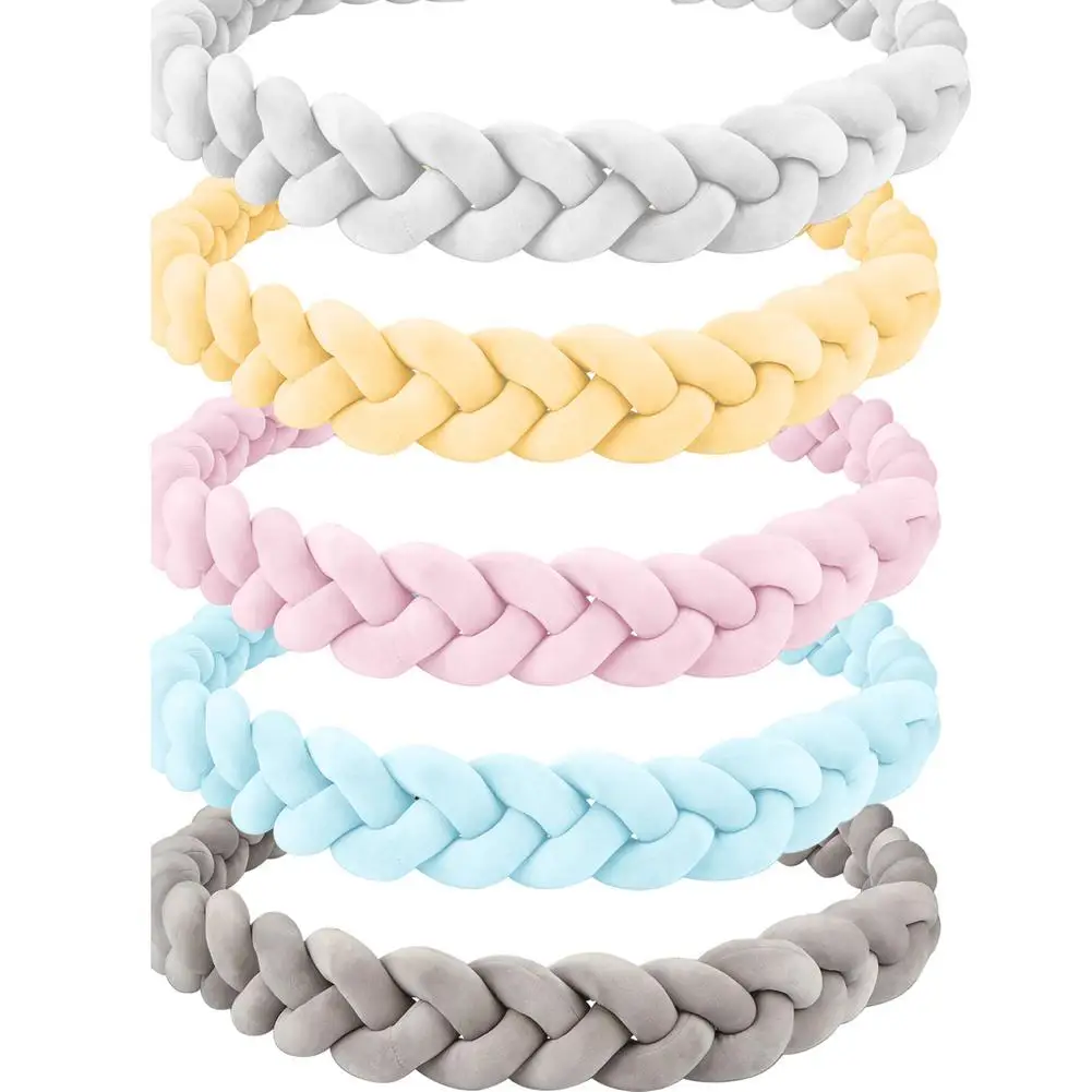 

Crib Bumper Nursery Knitted Cradle Pillow Cushion For Baby Gift Pillow Cushion Sleeping Bed Bumper Newborn Gift Decoration
