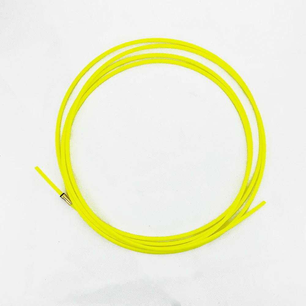 Palnik spawalniczy MIG MAG PTFE Liner 0.6-0.8/0.8-1.0/1.2-1.6 Drut spawalniczy Euro Central Quick Connector Kit 3M 4M 5M Czerwony Żółty Niebieski