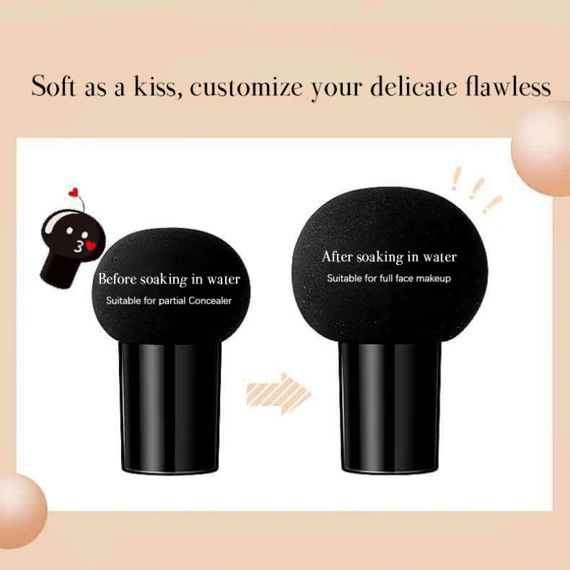 BB Air Cushion Moisturizing Foundation Base Natural Brighten Makeup CC Cream Concealer Cosmetics Mushroom Head Whitening Face