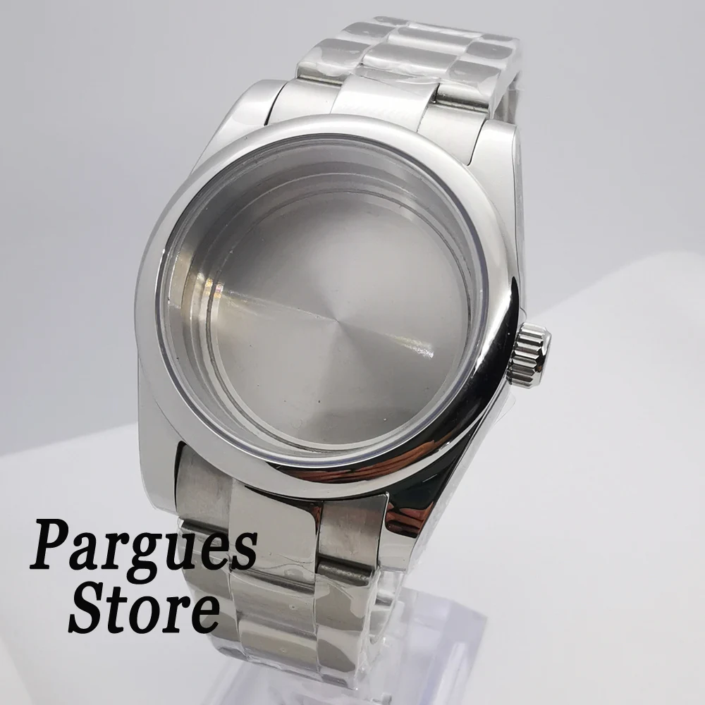 

36mm/39mm stainless steel watch case bracelet sapphire glass fit NH35 NH36 Miyota 8215 Mingzhu DG2813 ETA 2836 2824/PT5000