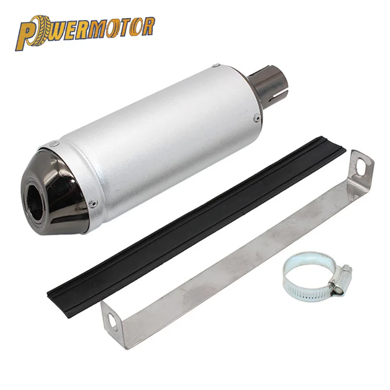 Pitbike 125cc Motorcycle Exhaust Muffler Pipe Silencer Universal 150cc 28mm ATV Scooter Moped Motorbike Motocross Modified Parts