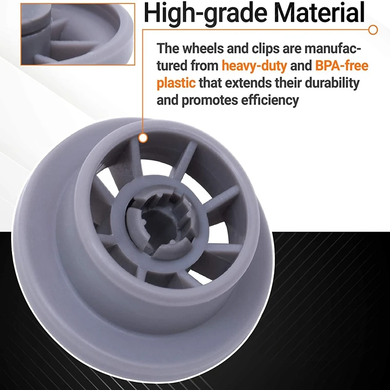 Sau Công Nguyên-165314 Máy Rửa Bát Thấp Hơn Giá Bánh Xe Thay Thế Một Phần Phù Hợp Với & Kenmore Máy Rửa Bát-Thay Thế 420198 AP2802428