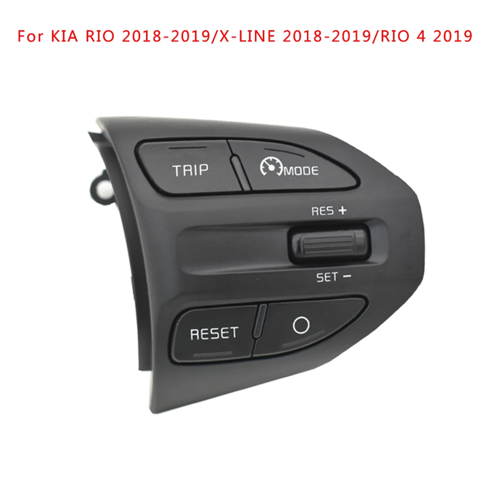 Kia K2 rio用ステアリングホイールボタン,2016,2017,2018x2019,ピカスト2020,4つのボタン,Bluetoothセット,クルーズコントロール,ボリューム