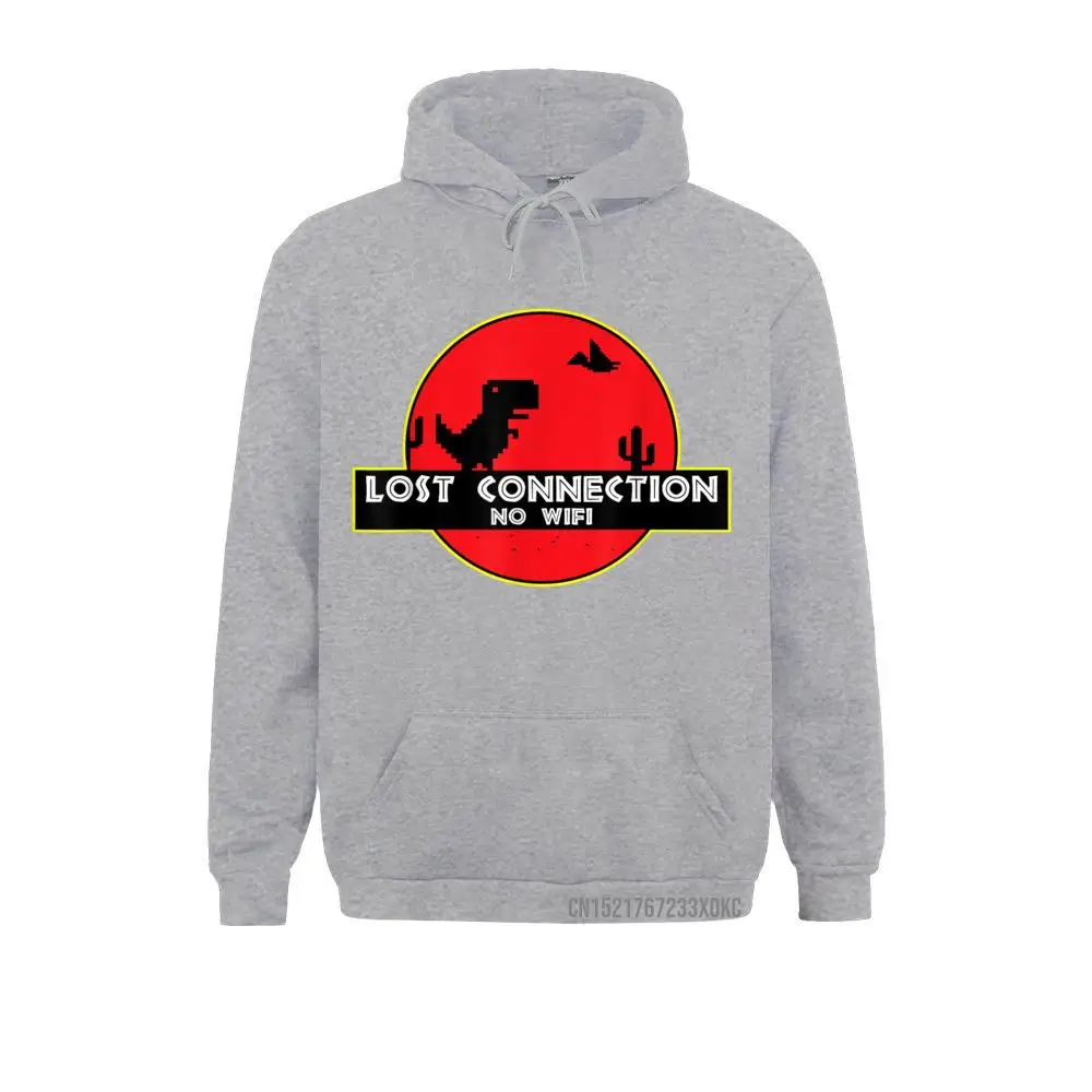 Lost Connection No Wifi Google Dinosaur Design Hoodie Comics Sweatshirts Newest NEW YEAR DAY Hoodies Male Slim Fit Clothes