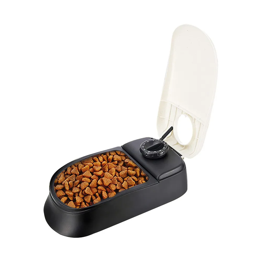 Automatic Pet Feeder Dog Timing Feeder Pet Dry Food Dispenser Dish Bowl Feed Bowl 48 Hours Timer for Dog Cat Puppy Pet