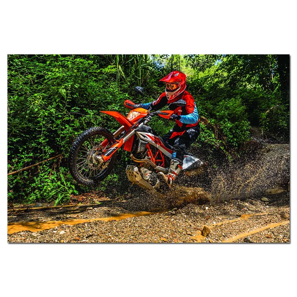 Motocross 690 Enduro R Super Bike Photo Canvas Wall Art Posters and Prints Modern Painting for Home Decor