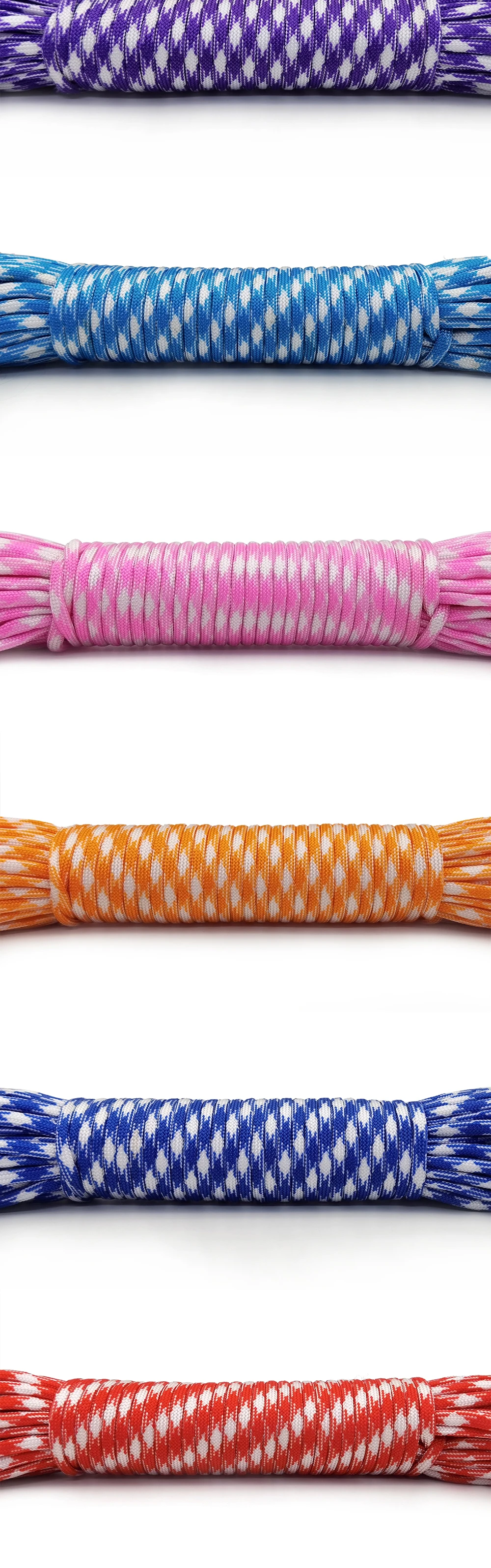 4 Size Dia.4mm 7 Stand Cores Paracord for Survival Parachute Cord Lanyard Camping Climbing Camping Rope Hiking Clothesline