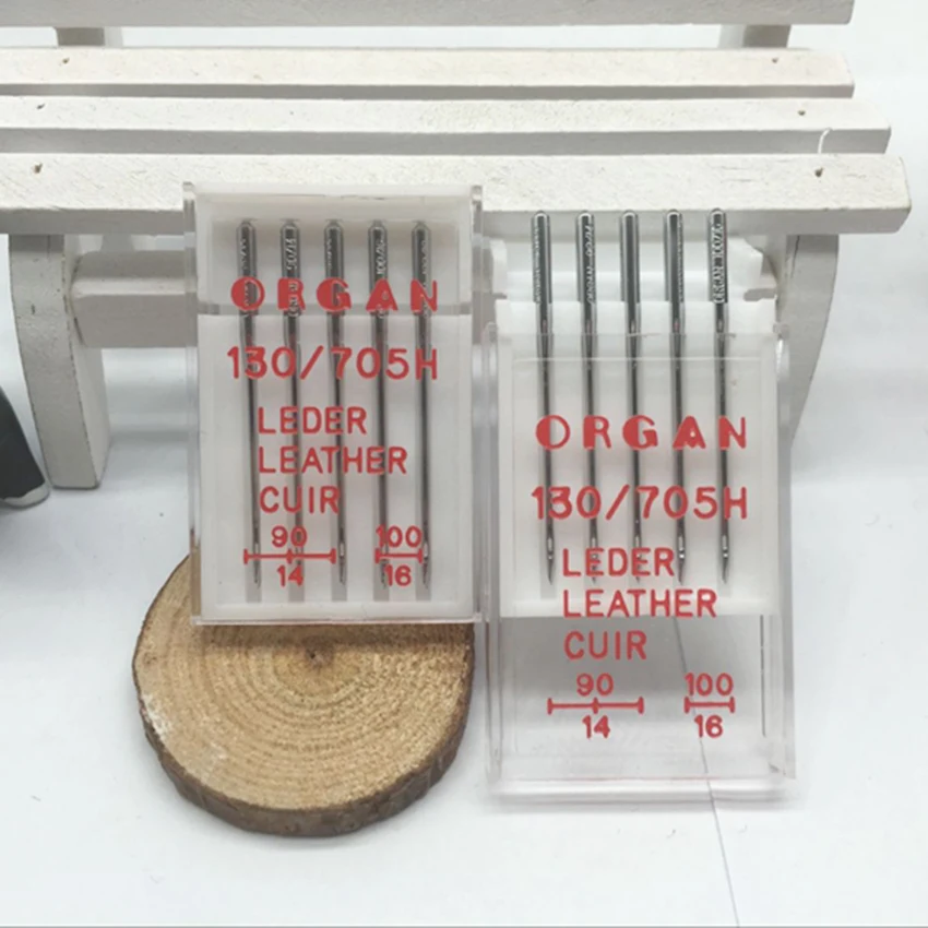 Igły do maszyn do szycia narządów 130/705H opakowanie ze skóry krajowej do skóry wszelkiego rodzaju 1 opakowanie = 5 sztuk