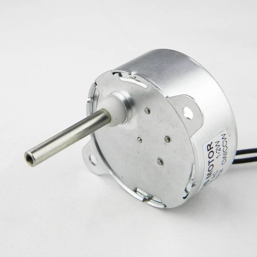 Synchronous Motor TYC-40 AC 12V 5RPM Inner-Screw Shaft Length 33mm for Decoration