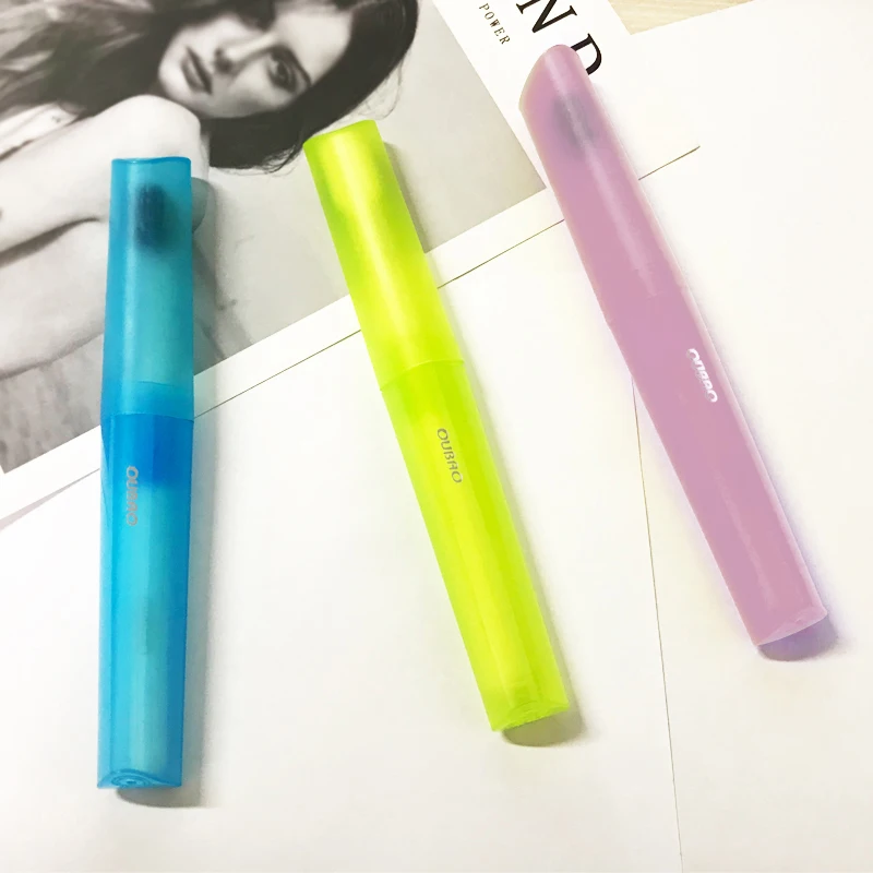 Cepillo de dientes de cerdas súper densas fibra de carbón de bambú Ultrasoft Cuidado Oral suave para encías sensibles embarazadas con estuche de viaje