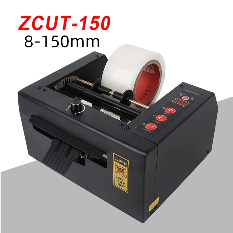 جديد ZCUT-150 8-150 مللي متر موزع شريط آلي الكهربائية لاصق القاطع آلة قطع ارتفاع درجة الحرارة قاطع أحزمة ZCUT-80